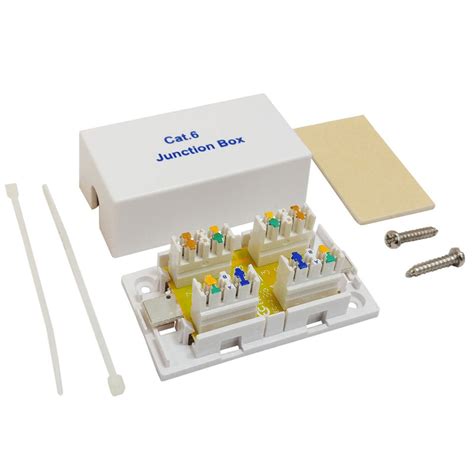 wall mount cat6 junction box|cat 6 110 punch down block.